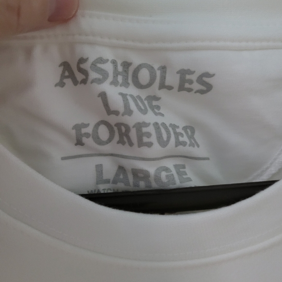 NWOT Assholes Live Forever Sweatshirt Large - Picture 4 of 7